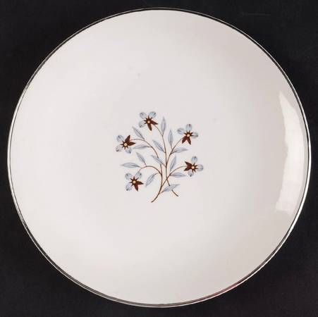 Whimsey (White Background) Salad Plate