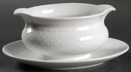 Annabell Gravy Boat with Attached Underplate