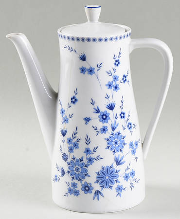 Bavarian Blue Small Coffee Pot & Lid