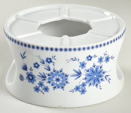 Bavarian Blue China Warmer Stand