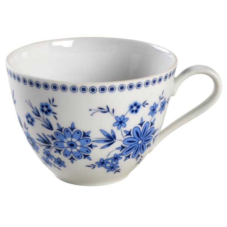 Bavarian Blue Flat Cup