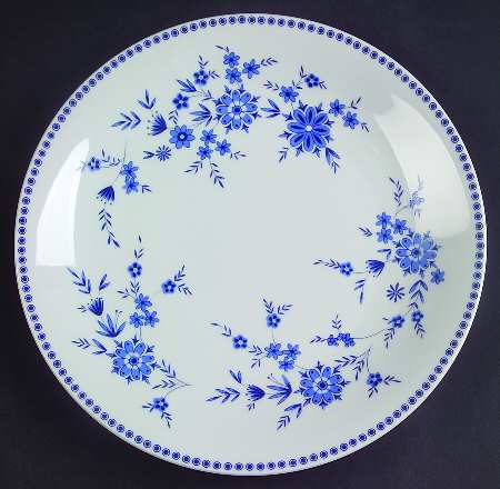 Bavarian Blue Luncheon Plate