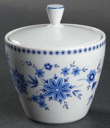 Bavarian Blue Sugar Bowl & Lid