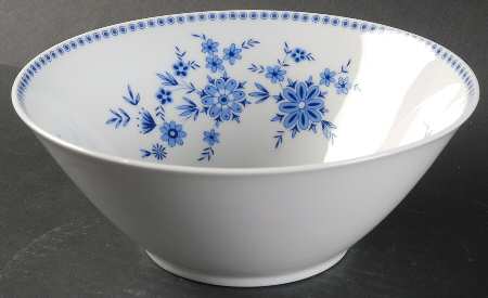 Bavarian Blue 7" Round Vegetable Bowl