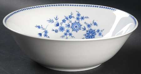 Bavarian Blue 9" Round Vegetable Bowl