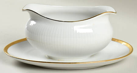 Baroness Gravy Boat with Attached Underplate