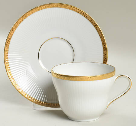 Baroness Flat Cup & Saucer Set