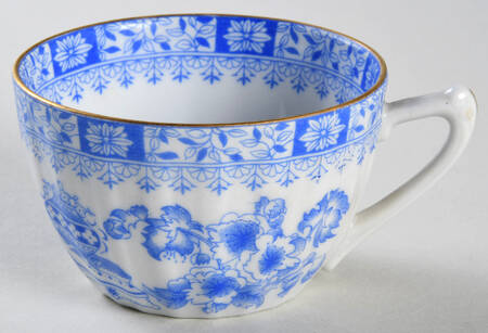 China Blau Flat Cup