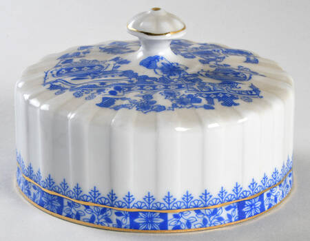 China Blau Lid for Round Butter