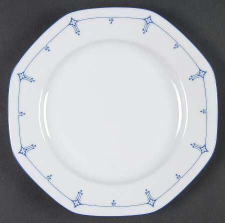 Dimity Blue Salad Plate