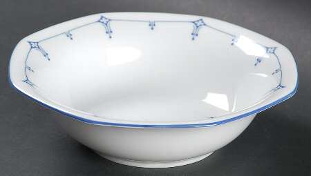 Dimity Blue Soup/Cereal Bowl
