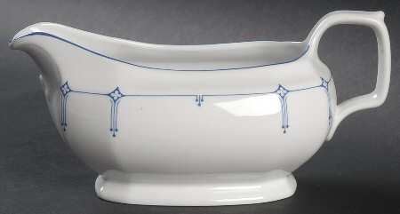 Dimity Blue Gravy Boat