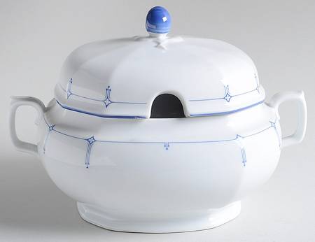 Dimity Blue Tureen &  Lid
