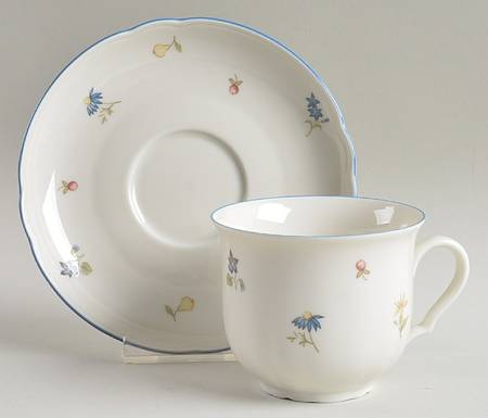 Elizabeth Flat Cup & Saucer Set