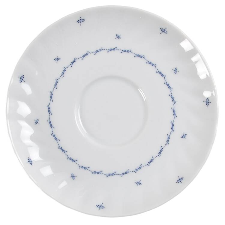Elisa Blue (No Trim) Saucer