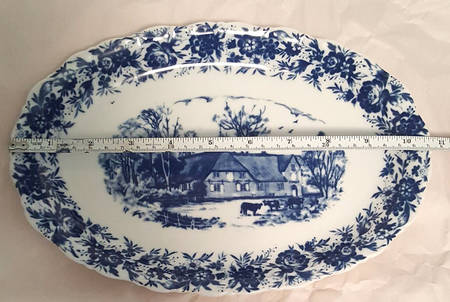 Heimatland 10" Oval Serving Platter by Seltmann