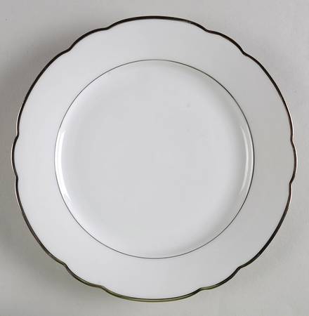 Inka Platinum Salad Plate by Seltmann