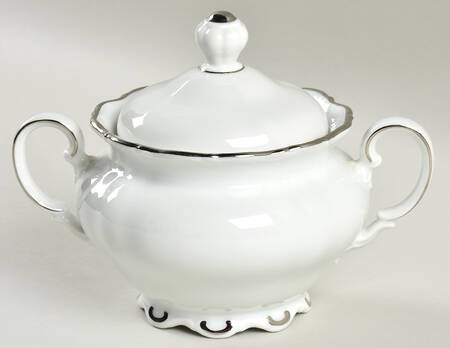 Majestic Platinum Sugar Bowl & Lid