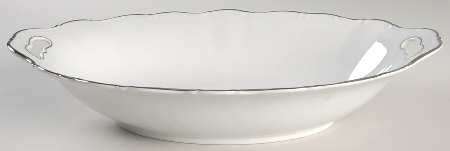Majestic Platinum 13" Oval Vegetable Bowl
