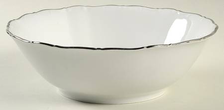Majestic Platinum 9" Round Vegetable Bowl by Seltmann