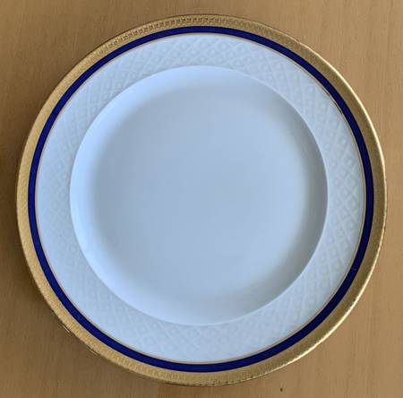 Polonaise Blue Bread & Butter Plate