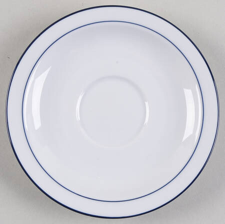 Rainbow Blue Saucer for Flat Cup