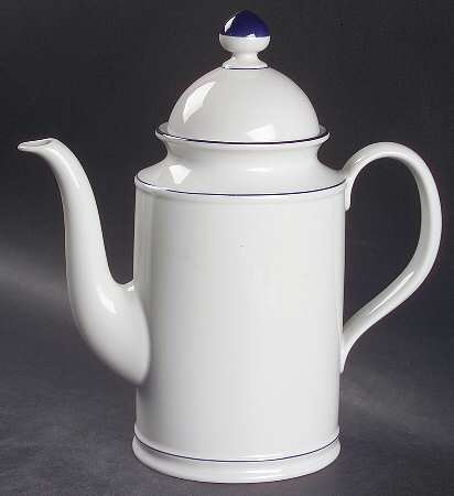 Rainbow Blue Coffee Pot & Lid