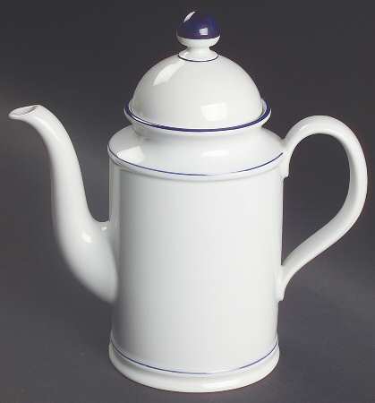 Rainbow Blue Small Coffee Pot & Lid