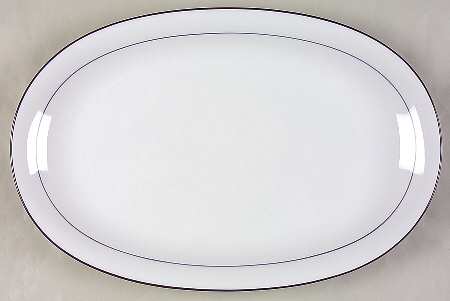 Rainbow Blue 13" Oval Serving Platter