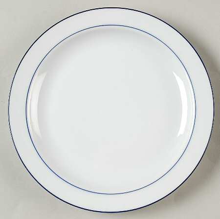 Rainbow Blue Salad Plate