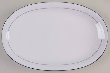 Rainbow Blue 14" Oval Serving Platter