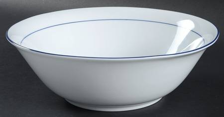 Rainbow Blue 9" Salad Serving Bowl