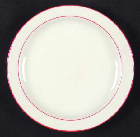 Rainbow Red Bread & Butter Plate