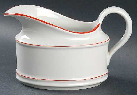 Rainbow Red Gravy Boat