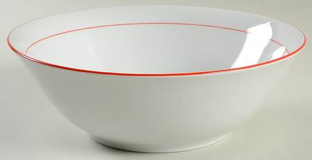 Rainbow Red 9" Round Vegetable Bowl