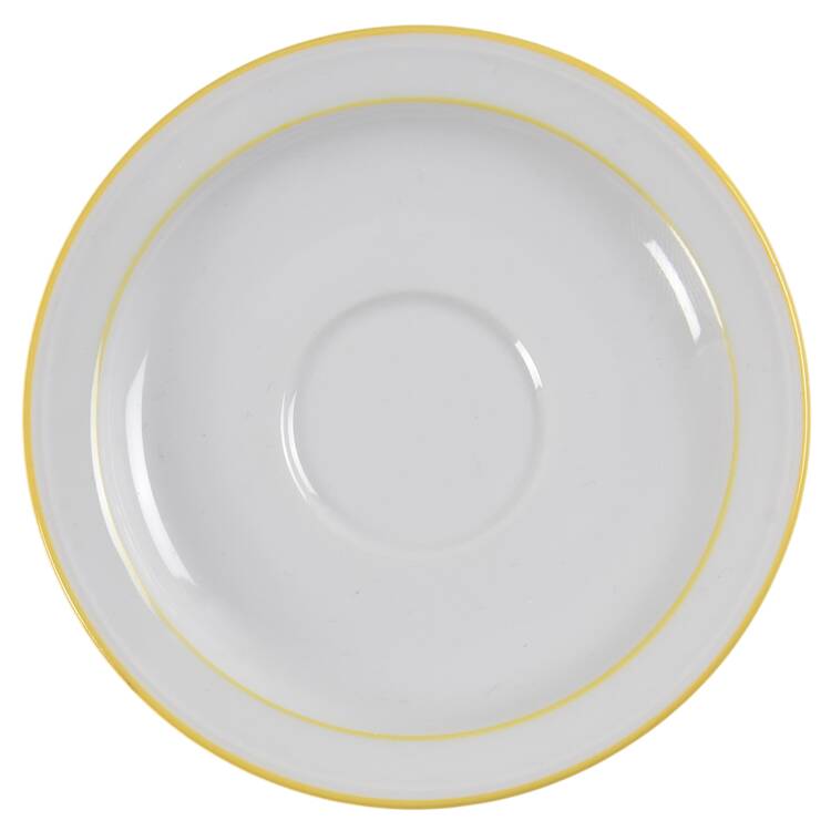 Rainbow Yellow Saucer for Demitasse Cup