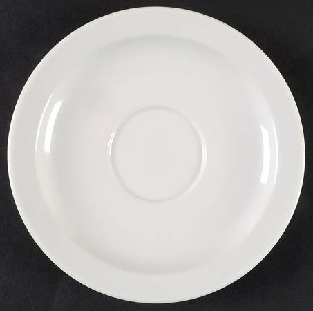 Renate White (Smooth) Saucer for Flat Cup