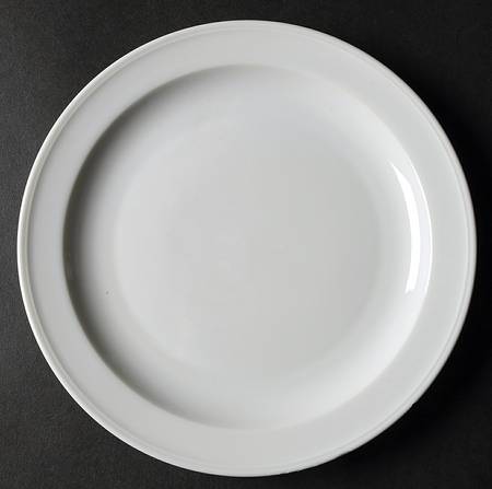 Renate White (Smooth) Salad Plate