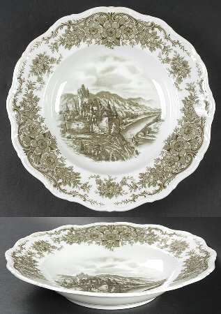 Rhinegau (Scalloped) Large Rim Soup Bowl