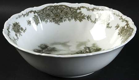 Rhinegau (Scalloped) 8" Round Vegetable Bowl