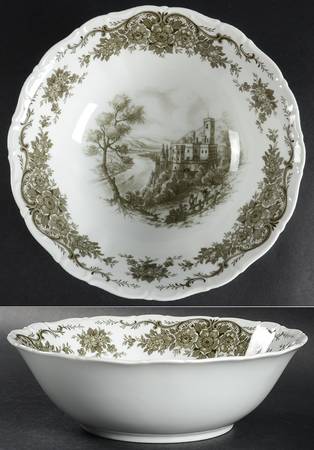 Rhinegau (Scalloped) 9" Round Vegetable Bowl