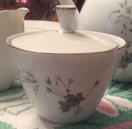 Silver Mist Sugar Bowl & Lid