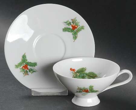 SLT43 Footed Cup & Saucer Set