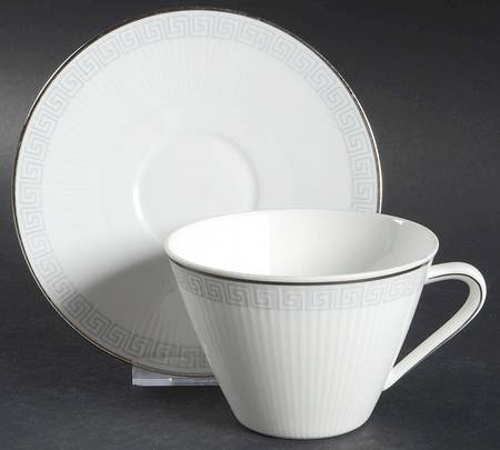 Splendour Key Flat Cup & Saucer Set