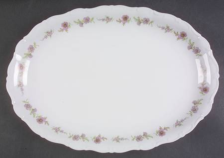 Theresia Floral 14" Oval Serving Platter