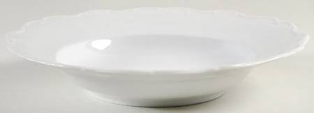 Theresia White Large Rim Soup Bowl