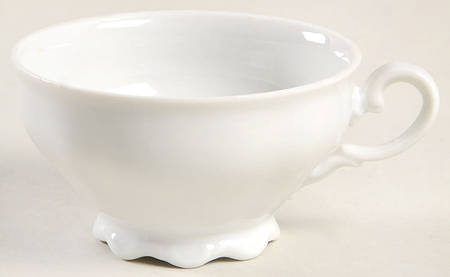Theresia White Footed Demitasse Cup