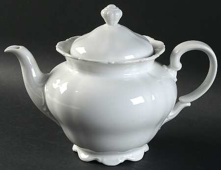 Theresia White Small Teapot & Lid