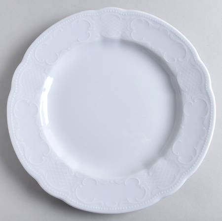 Vienna White Luncheon Plate