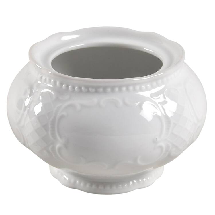 Vienna White Sugar Bowl No Lid